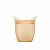 Zip Top Reusable Baby + Kid Snack Containers 100% Silicone, Orange Cat - ANB Baby